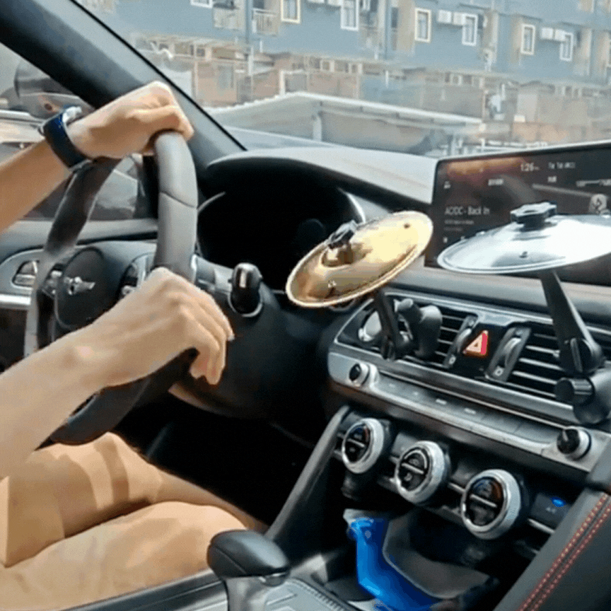 Mini Drum Cymbal for Car