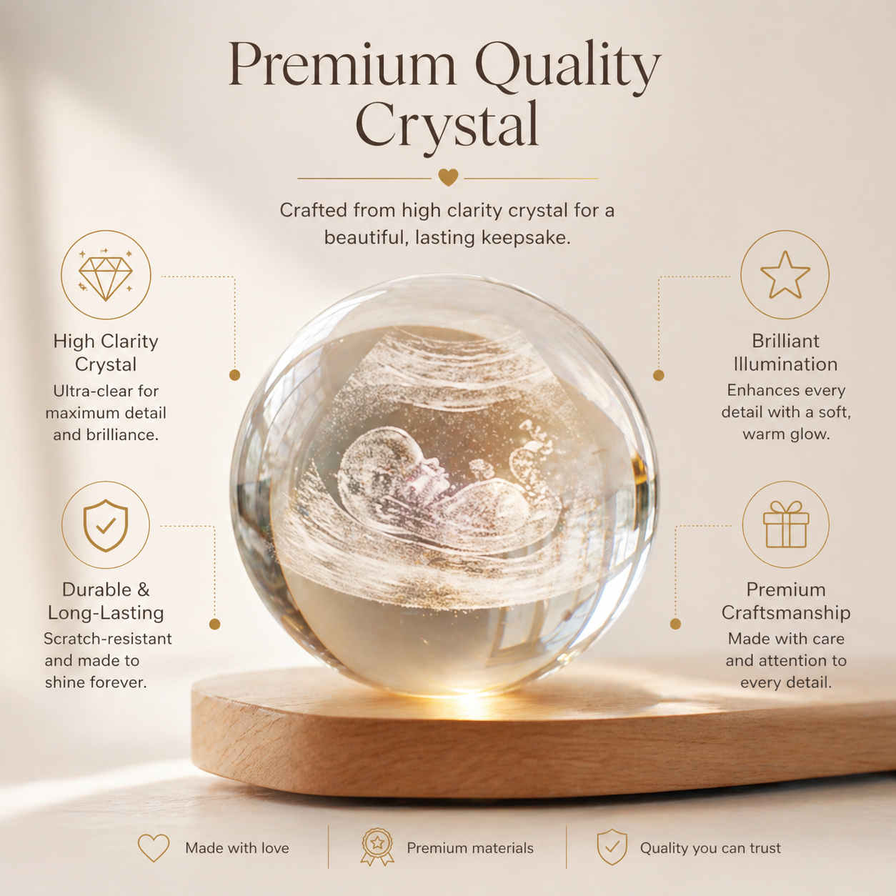 Personalized Crystal Lamp
